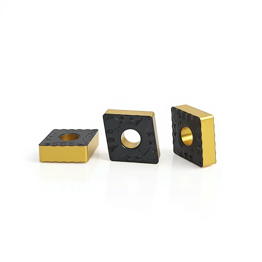 CNMG-ZF turning insert grade FH8625, displayed from three angles to show shape, chipbreaker geometry, and cutting edges.